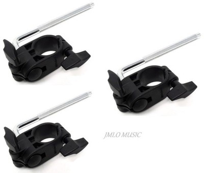 Set of 3 Roland V-Drums MDH-6U 7U Pad Mounts / Clamp L Rod TD-313 TD-316 TD-17