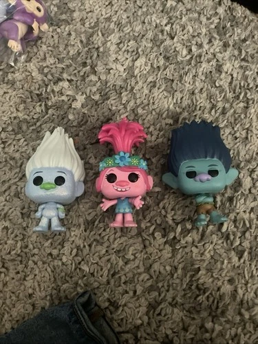 Funko Pop Movies Trolls World Tour Lot Of 3 Poppy