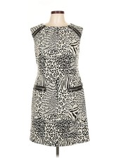 Nine West Women Ivory Cocktail Dress 10