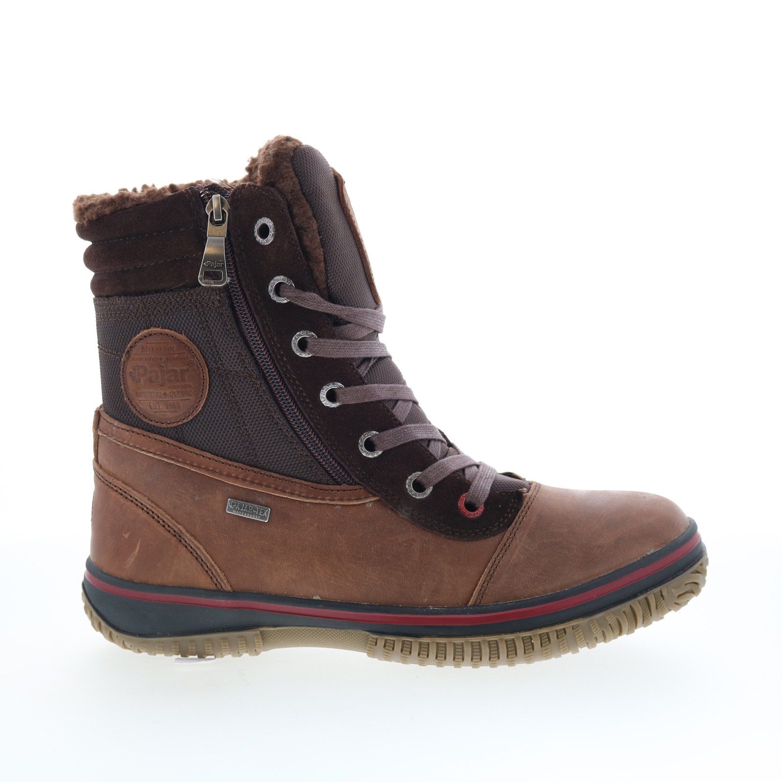 Pajar Troup 74445 Mens Brown Leather Lace Up Casual Dress Boots 41 37090₽