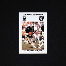 1988 Los Angeles LA Raiders Police #9 BO JACKSON RC ROOKIE