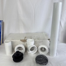 Westbrass 1- 1/2 In PVC Sch. 40 Bath Waste W/1-hole Overflow Pull Drain Stop