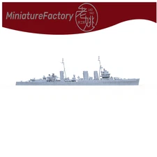 SSMODEL 1:700 WWII British Emerald Class Enterprise (D52) 1944 Cruiser Waterline