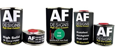 FÜR VW D6E Salsa Green Autolack Grundierung Klarlack 3,7L Set