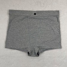 Victoria's Secret Womens High Waist Boy Short Gray Underwear 11263045 Size L NWT