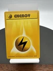 Pokemon Energy Card : Lightning Energy  100/102 (Base Set)