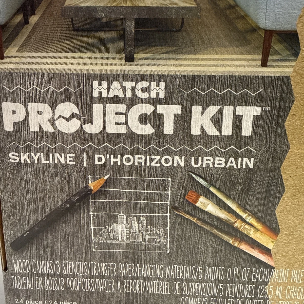 Kit de proyecto de horizonte de madera Dremel Hatch Chicago y Nueva York Plantillas Kit de artesanía