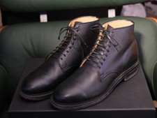 Viberg Black Calf Derby Boot, 2020 Lasts, US 9 / UK 8