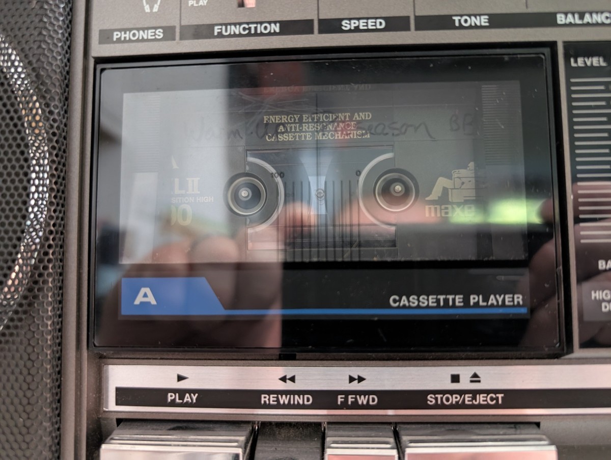 Sears 564.21383451 LXI Series AM FM Radio Double Cassette Recorder