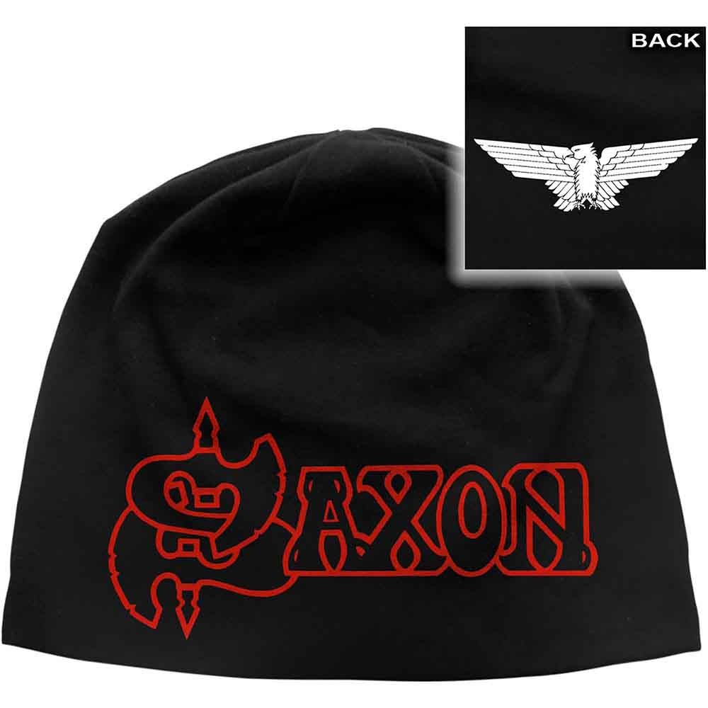 Saxon Logo & Eagle Official Beanie Hat