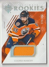 2018-19 UPPER DECK ULTIMATE COLLECTION ROOKIES JERSEY COOPER MARODY 279/399
