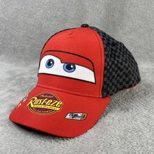 Disney Pixar Cars Lightning McQueen Hat Youth Red Pre-Owned