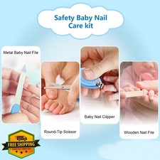 Megainvo 24 Pc Baby Grooming Kit, Nail Trimmer with Light, Newborn Essentials