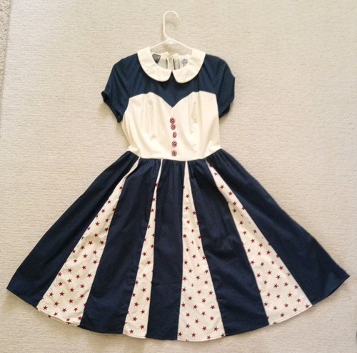 Disney The Dress Shop Marvel Her Universe Captain America Dress Size Small