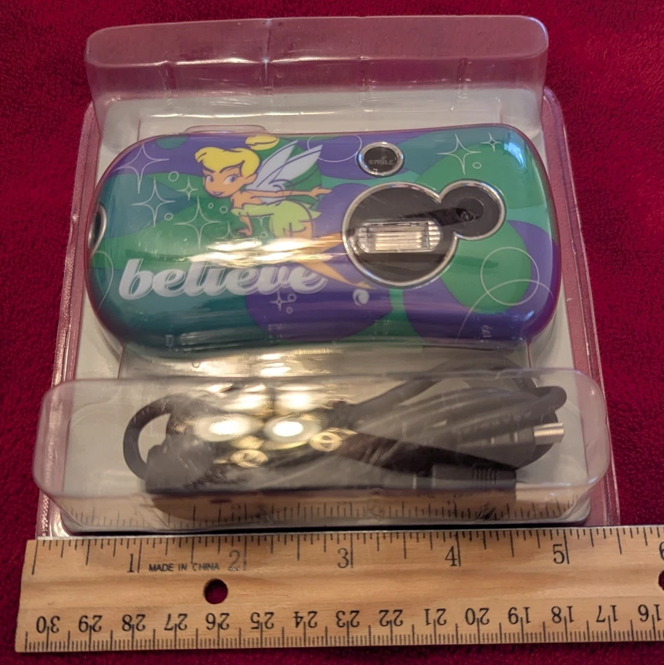 Disney Tinker Bell "Believe" Digital Camera Sealed New 2000s Y2K Vintage Rare - Image 3 of 4