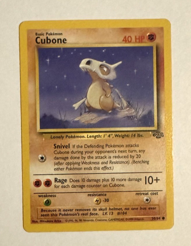 Cubone 50/64 Jungle Regular Near Mint