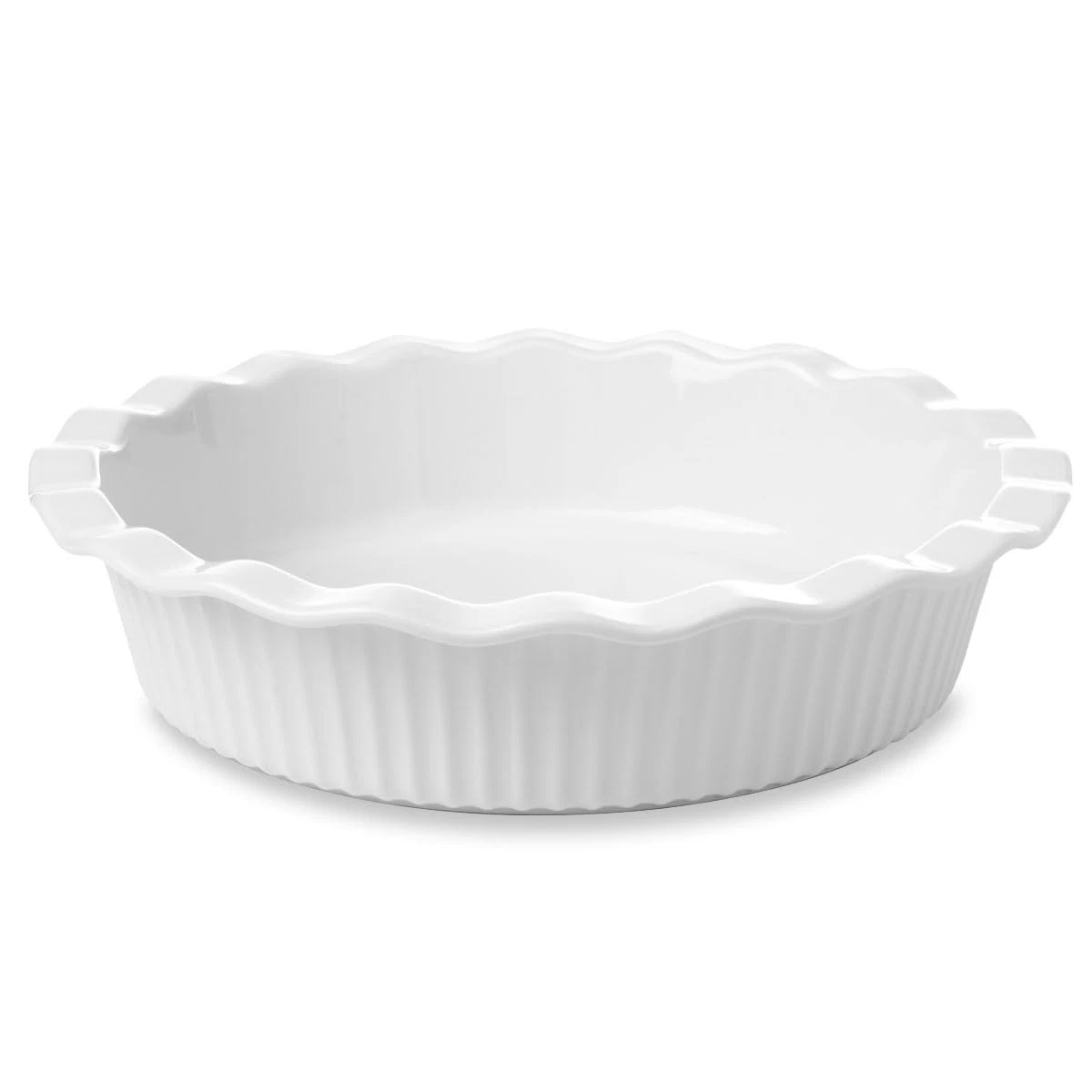 Ceramic Pie Pan for Baking 23 cm / 9 inch, Deep Round Pie Dish 1500 ml / 50 o...