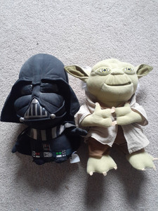 Star Wars Collectible Talking 12’' plush toy - Darth Vader and Yoda