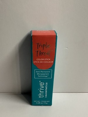 Thrive Causemetics Triple Threat Color Stick ~ KANDEE (True Red Matte) ~ NIB