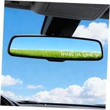 3 PCS Trust in God Rearview Mirror Sticker Inspirational Mirror Quotes Vinyl