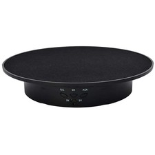 360-Degree Electric Rotating Turntable, Rechargeable Low Noise Adjustable Smo...
