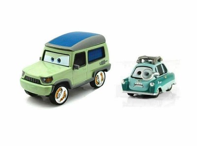 Disney Pixar Cars 2 Professor Z Miles Axelrod 1:55 Metal Diecast Toys Cars