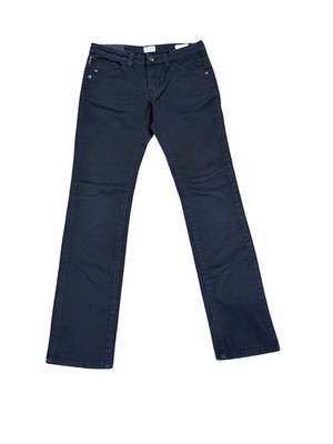Boys  Giorgio Armani Junior  Black Denim Cotton Jeans Stretch Kids Logo Size 10