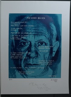 Andre Verdet (Nice 1913 2004) Pablo Picasso Blues 1973 Prints 6/4