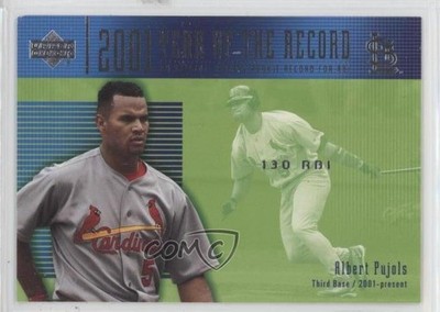 2002 Upper Deck Year of the Record Albert Pujols #729 7j5