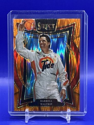 E487 - 2025 Panini Select Racing - Darrell Waltrip #78 - Orange Flash Prizm