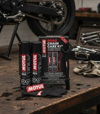 Chain Cleaner and Lube Kit, Brush, Gloves, St...