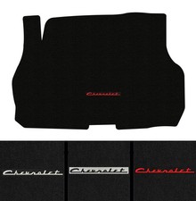 New Black Trunk Mat 1955 - 1957 Chevy Bel Air - Embroidered Logo 1pc New Black Trunk Mat 1955 - 1957 Chevy Bel Air - Embroidered Logo 1pc