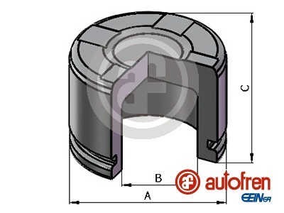 Rear AUTOFREN SEINSA D025662 Piston, brake caliper for MERCEDES-BENZ