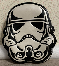 LOUNGEFLY STAR WARS STORM TROOPER ZIP COIN PURSE POUCH PREOWNED