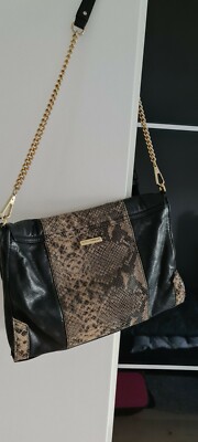 Rebecca Minkoff Damen Tasche Umhängetasche Schlangen Leder