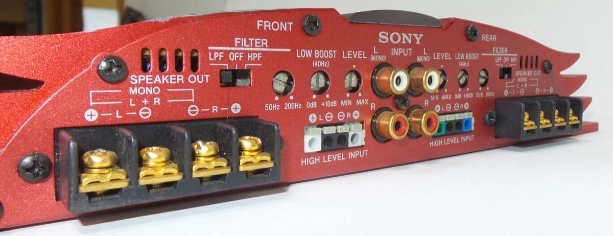 Sony Xplod XM-754HX 4/3/2 Channel Car Amp