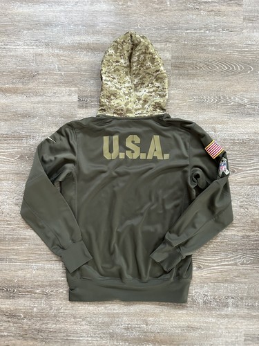 Nike NFL Indianapolis Colts Salute To Service Military Camo Hoodie Sweatshirt S - Picture 6 of 11
