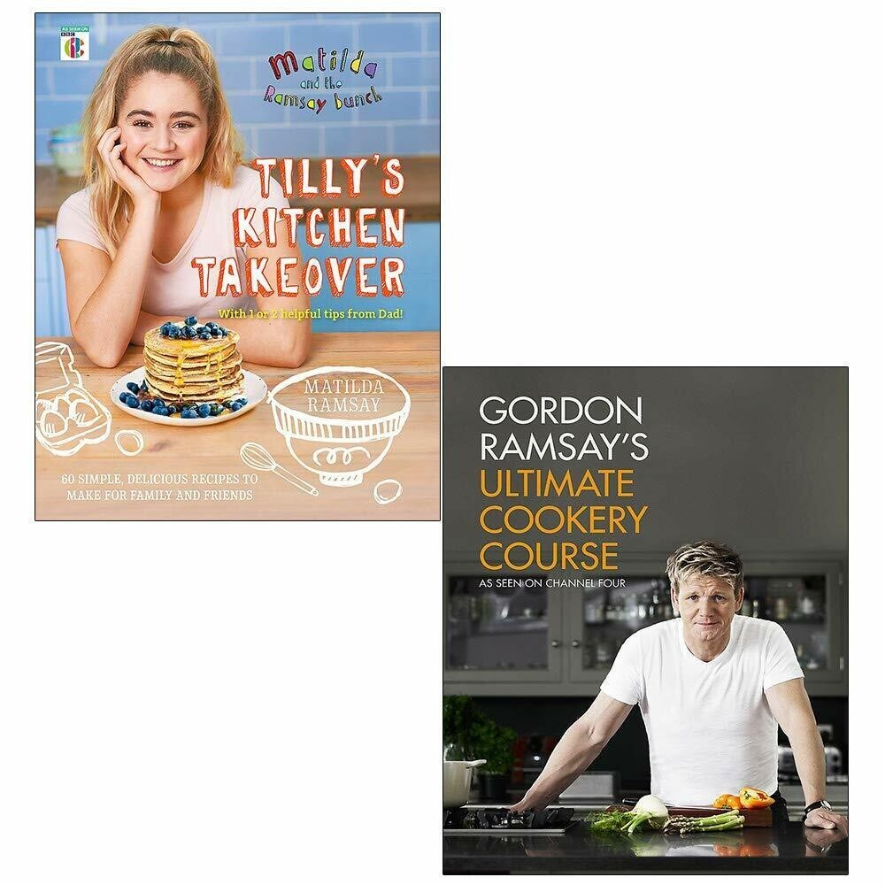 Matilda and The Ramsay Bunch and Ultimate Cookery 2 Books Collection Set HB NEW