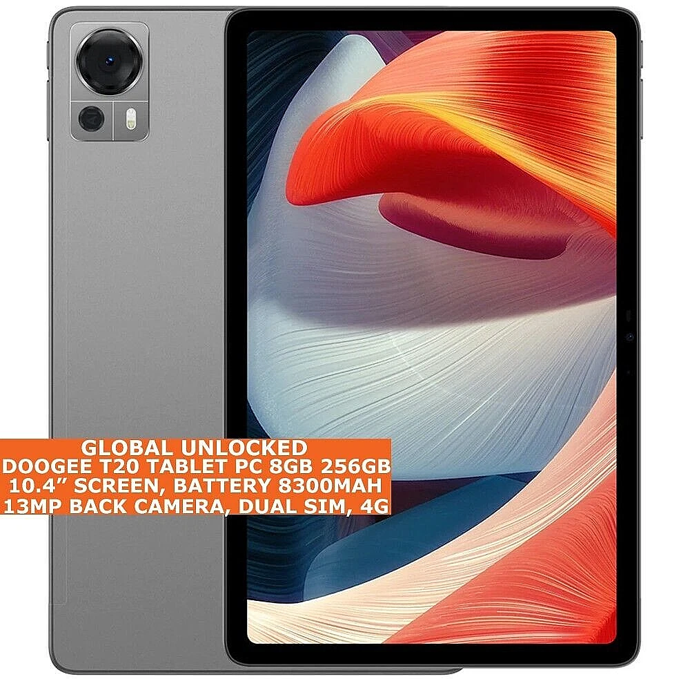 DOOGEE T20 TABLET PC 8gb 256gb Octa Core 10.4