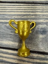 Miniature Gold Trophy Cup For Barbie Dolls