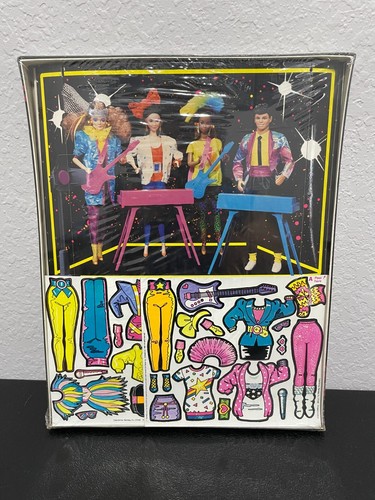 1986 Barbie Rockers Deluxe Dress Up Set by Colorforms New Wave Fashion - Picture 2 of 8