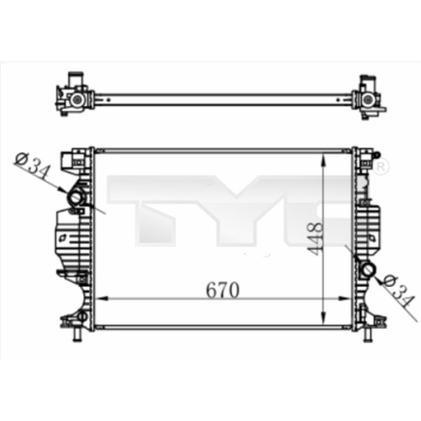 KüHler WasserküHler MotorküHler FüR Ford Mondeo V Turnier S-Max CF CJ CK CE-image