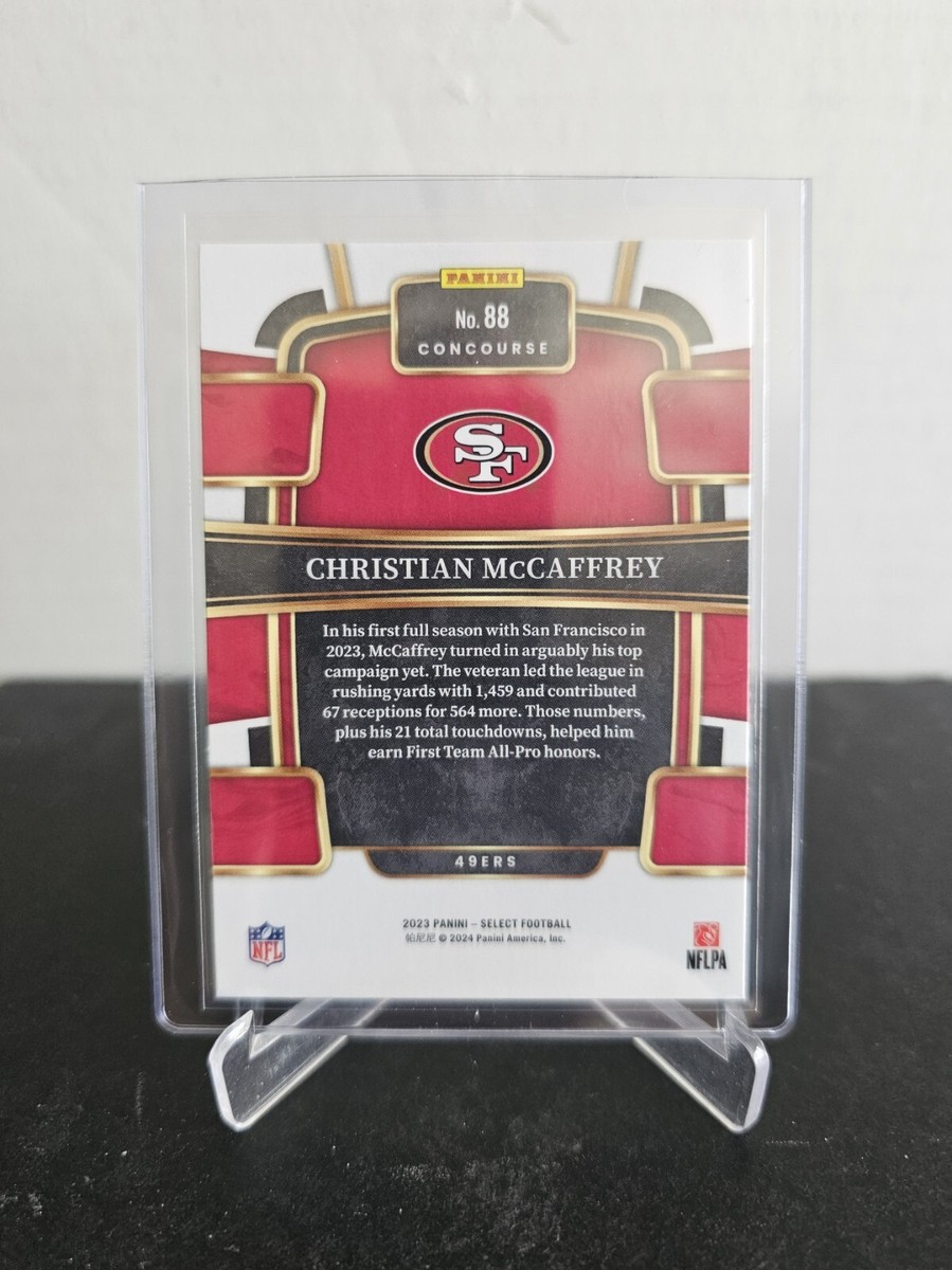 CHRISTIAN MCCAFFREY 2024 Panini Select CONCOURSE LEVEL # 88 SAN