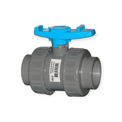 AquaForte PVC-Kugelhahn ECO-Line, 25-110mm, Robuste Präzisions-Wasserregulierung