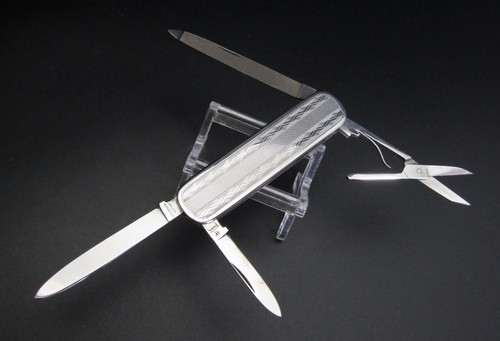 J.A. HENCKELS VTG TASCHENMESSER W/SCISSORS Made In Solingen 1960's UNUSED COND. - Picture 10 of 24