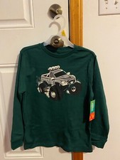BRAND NEW BOYS SIZE 10 365 KIDS FROM GARANIMALS LONG SLEEVE THERMAL GRAPHIC TEE