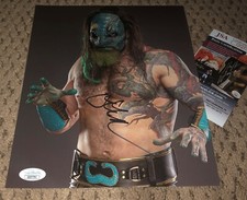 LUCHASAURUS SIGNED 8X10 PHOTO JSA COA AEW AUTOGRAPH WRESTLING WWE LUCHA 