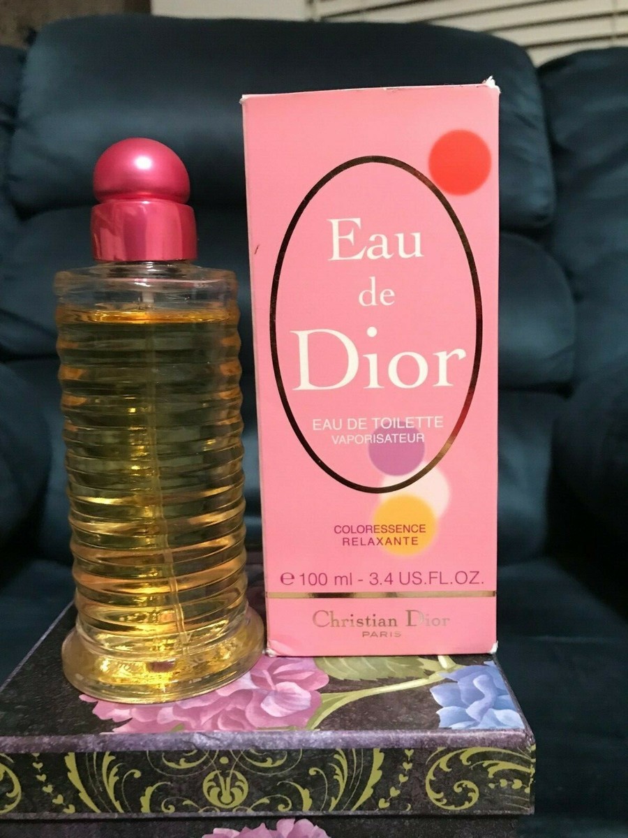 Eau de Dior Coloressence Relaxante スプレー Vintage Circa 2007 Eau de Dior Coloressence Relaxante EDT