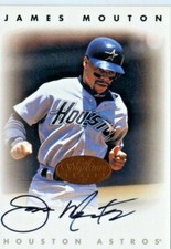 James Mouton 1996 Leaf Signature Series Bronze On Card Autograph Auto