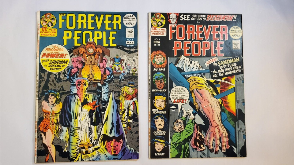 FOREVER PEOPLE 1 2 3 4 5 6 7 8 9 DC Comics Darseid Bronze Age ave 9.0